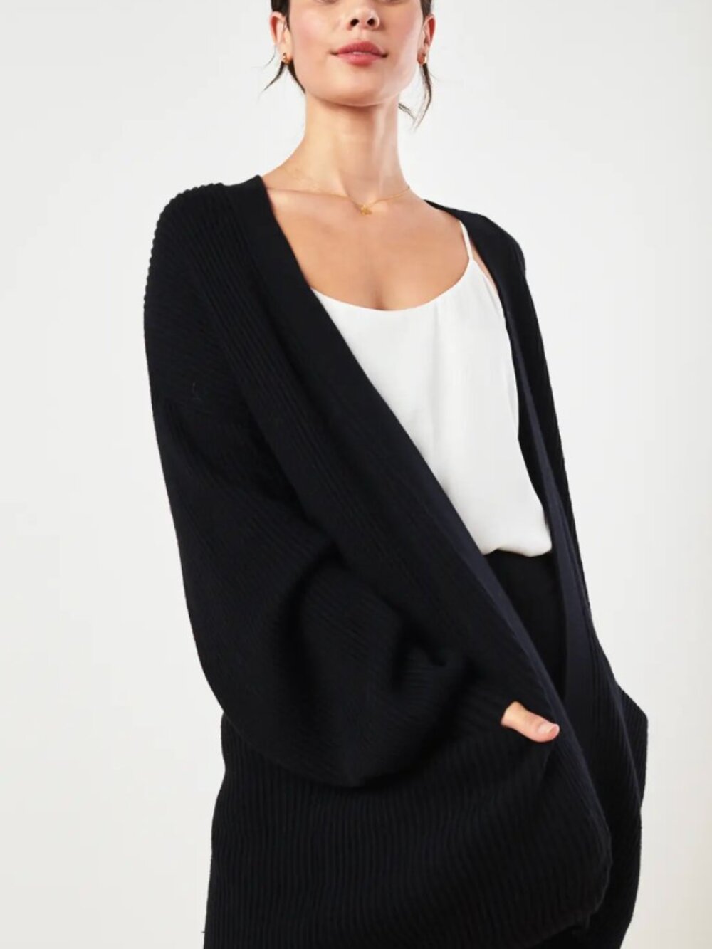 100% Organic Cotton Oversized Cardigan size M